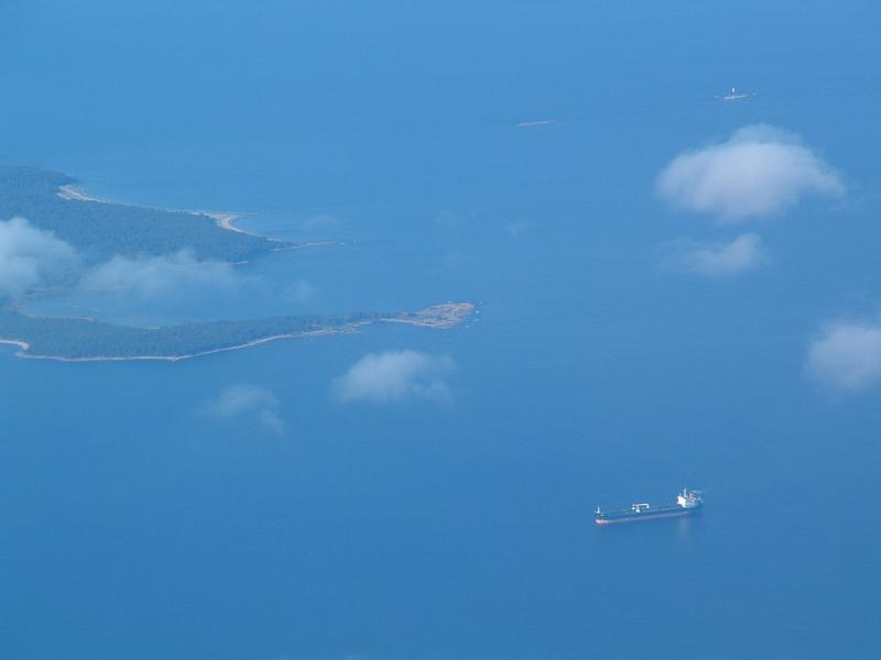 Estonia from the airplane