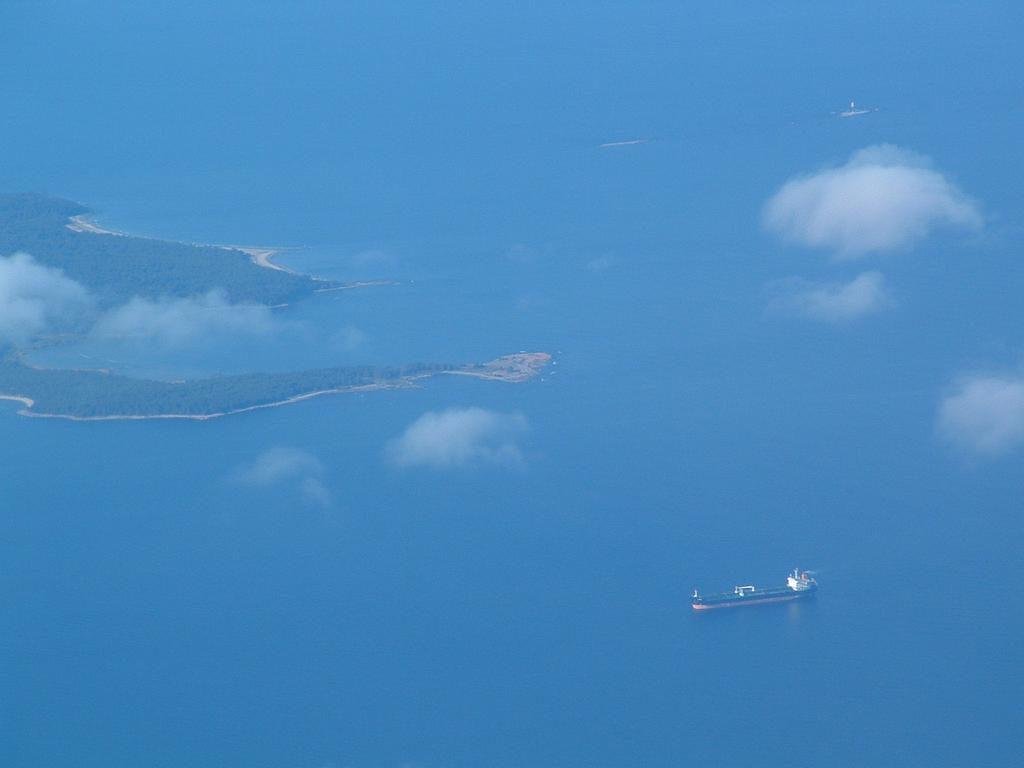 Estonia from the airplane