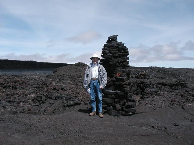 The largest trail marker we have seen.