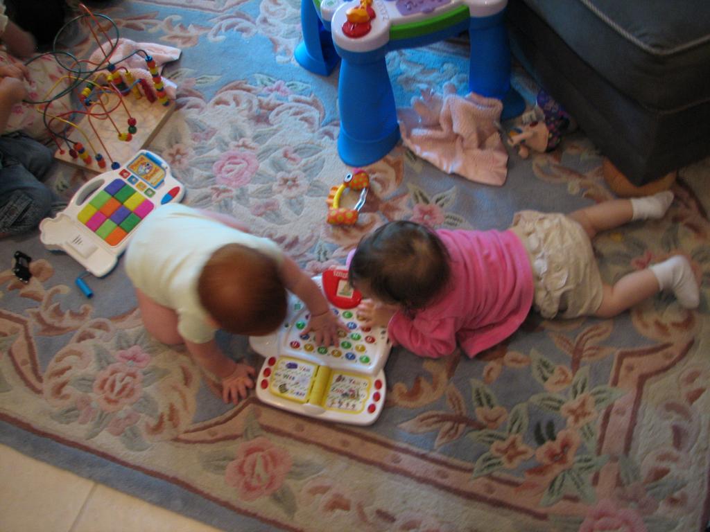 Katya and Sofia at Sofia's first birthday party