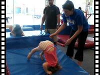 Enjoying her time at Little Gym