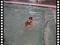 Katya rolling in water