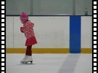 Katya practicing her program (9th day of practice)