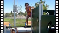 Katya on a playground