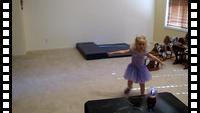 Misha dancing at home